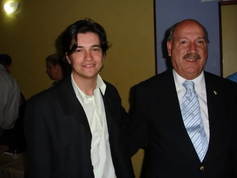Paulo Balancelli com o Governador Luiz Henrique da Silveira