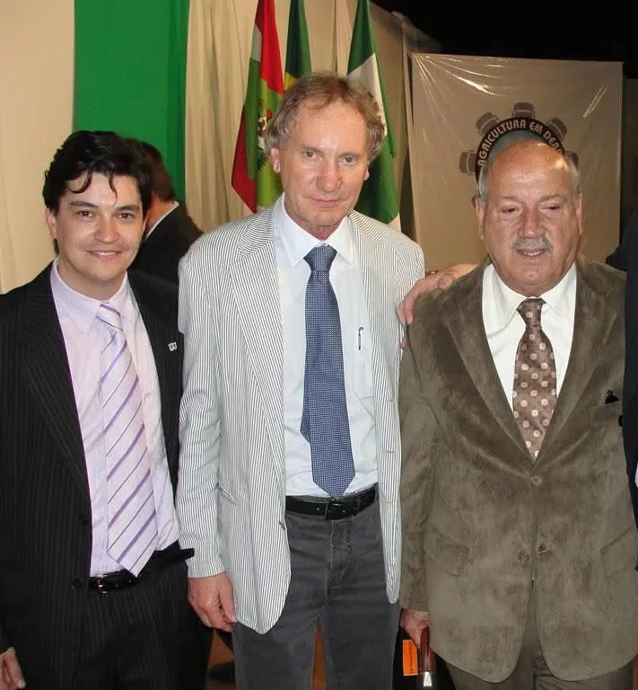 Paulo Balancelli com governadores de Santa Catarina